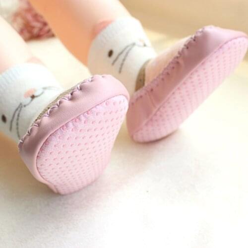 2019 Cartoon floor socks baby children thick warm toddler shoes non-slip baby boys and girls early education shoes and socks