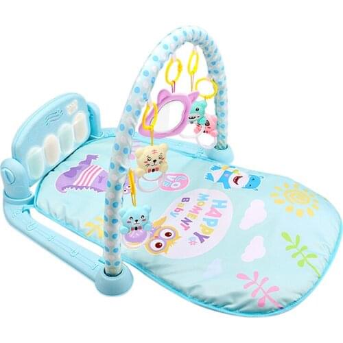 NEW 3 in 1 Baby Play Mat Baby Gym Toys Soft Lighting Rattles Musical Toys For Babies Educational Toys Play Piano Gym Baby Gifts