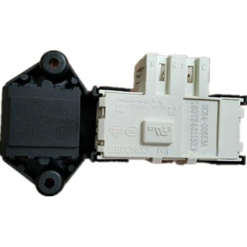 Suitable for Wf1702WCS1600WCW drum washing machine 1602WQU door lock 600U2BKWQ brand new original switch