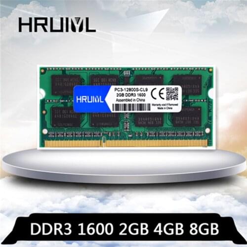 SEC chipset 2GB 4GB 8GB PC3 12800S DDR3 2G 4G 8G 1600 Mhz Laptop Memory Notebook Module SODIMM RAM