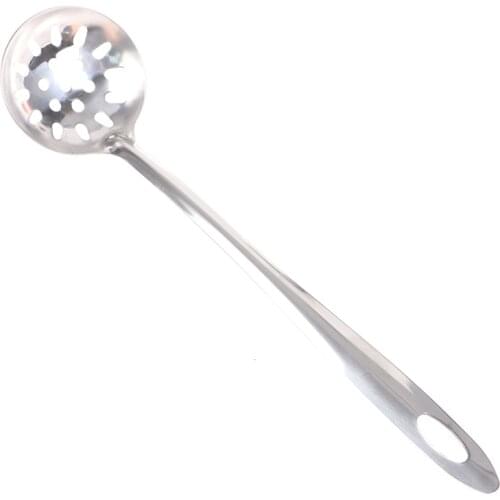 Stainless Steel Soup Handle Spoon Hot Pot Skimmer Colander Filter Cooking