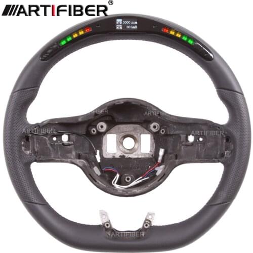 LED Carbon Fiber Steering Wheel for Mercedes Benz W205 S205 W213 W222 C257 X166 A C E S G Class CLS