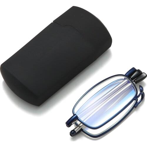 Slim and Portable,Eye Protection,Blue Light Blocking, Unisex Adjustable Telescope arms Stainless Steel Reading Glasses