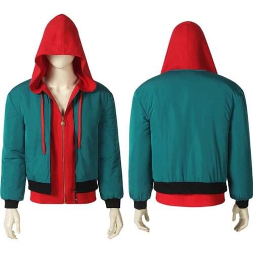 Adults Halloween Into the Verse Miles Morales COAT Cosplay Overcoat Jacket Casual Coat Costume Fashion outer wear