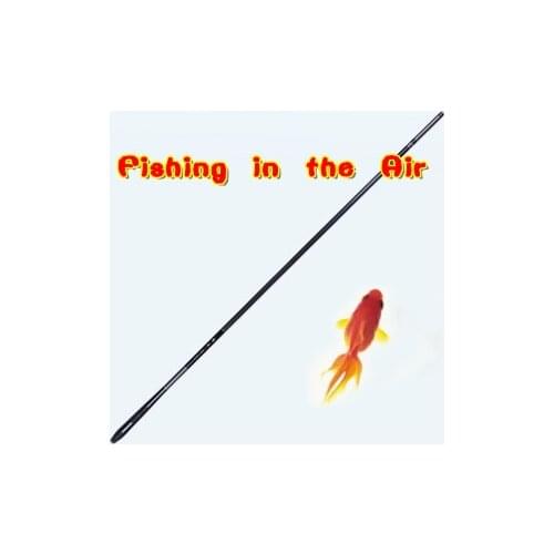 Fishing in the Air Magic Tricks Empty Rod Appearing a Goldfish Chinese Traditional Stage Magic Mentalism Classic props