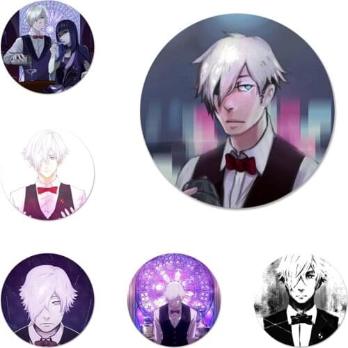 Death Parade Anime Icons Pins Badge Decoration Brooches Metal Badges For Clothes Backpack Decoration