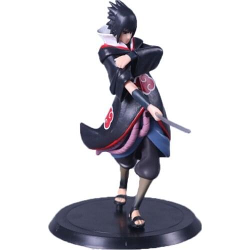 17cm Anime Naruto Shippuden Uchiha Sasuke GK Action Figure PVC Model Collectible Toys for Kids Gifts Brinquedos Juguetes