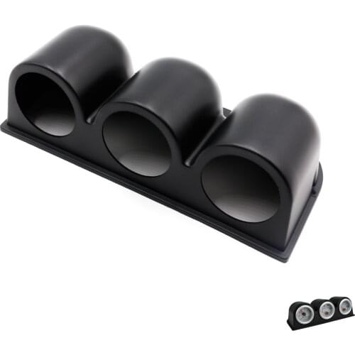 2" 52mm Black color Triple Dash mount Car gauge pod Gauge holder car meter holder