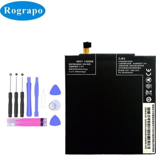 3050mAh BM31 Cell Mobile Phone Replacement Battery For Xiaomi M3 Mi3 Mi 3 BM 31