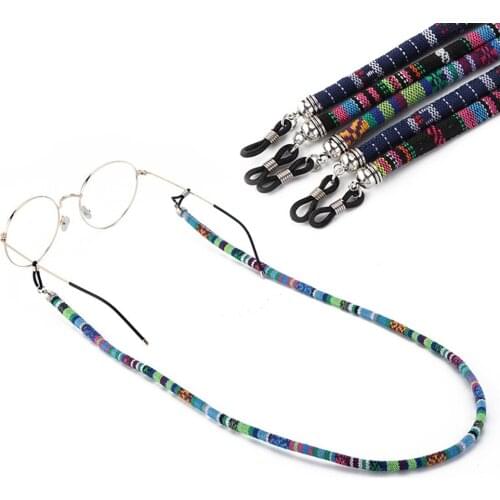 Sunglasses Chain Cotton Neck String Cord Retainer Strap Glasses Chain Strap Sports Holder Eyewear Accessories 1pc