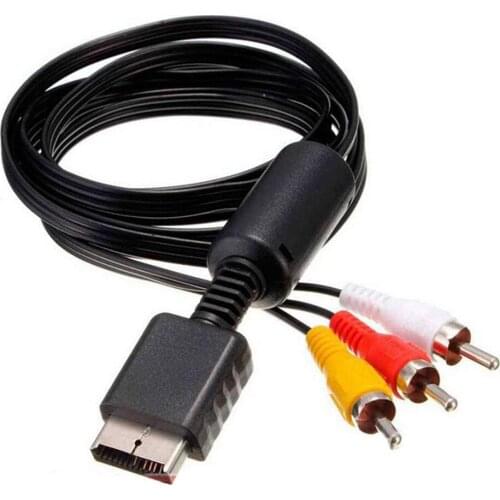 Audio Cable 1.8M RGB AV Game Console Stereo Connection Cable Cord for PS2/PS3 Game Machine Accessories
