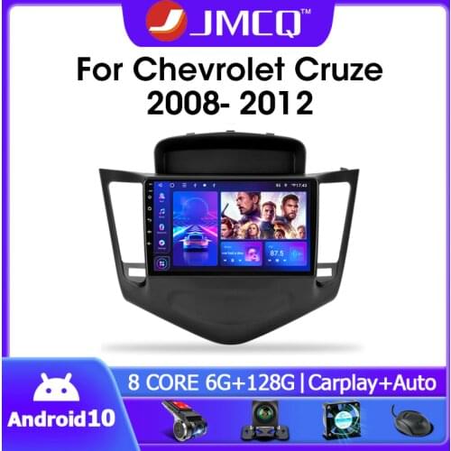 JMCQ Android 9.0 Car Radio For Chevrolet Cruze 2009-2014 Multimedia Video Player 2din GPS Navigaion Split Screen with CANBUS