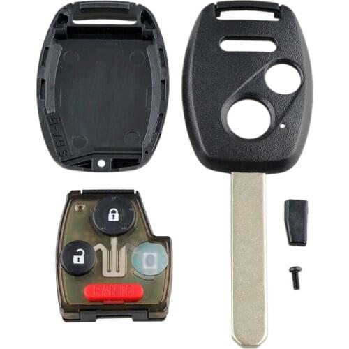 J50 3B Car Key With 46 Chip CWTWBIU545+ID46 Chip 433 Frequency For Honda 2005 2006 2007 2008 Pilot Keyless Remote Car Key Fob