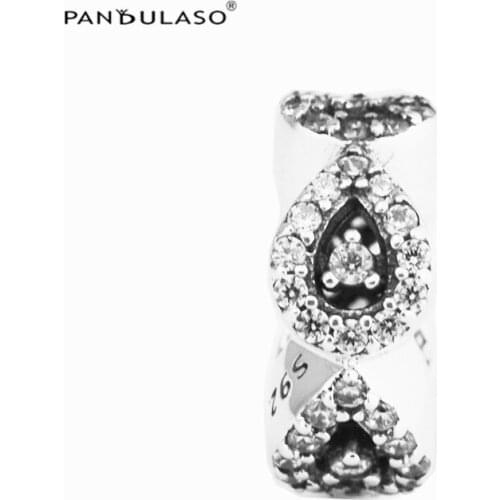 Beads For Jewelry Making Cascading Glamour Spacer Bead Fits European Charms Bracelets Woman DIY Sterling Silver Jewelry