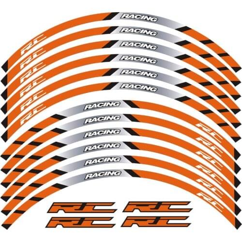 FOR KTM DUKE 125 150 200 300 390 790 990 1290 Motorcycle Parts Contour Wheel Decoration Decal Sticker