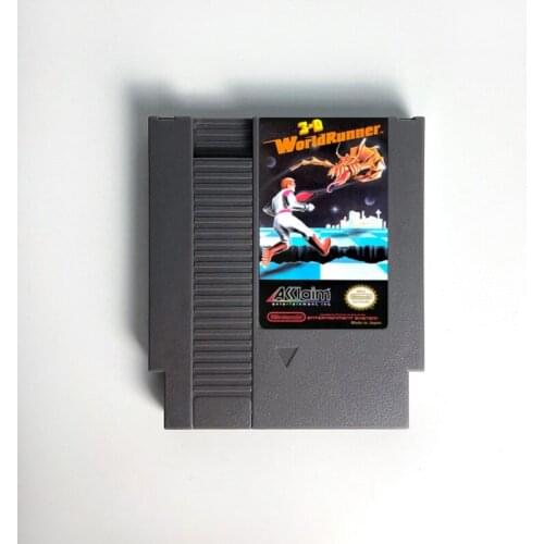 The 3-D Battles of World Runner Game Cartridge For 8 Bit Video Game Console 72 pins Game Cartridge Card