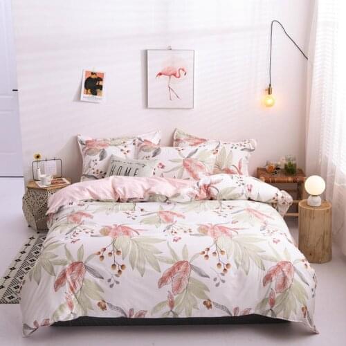 Bonenjoy Bed Sheet Sets King Size ropa de cama Floral Style Duvet Cover Set Bedclothes Bed Linen Luxury Home Textile Bedding Set