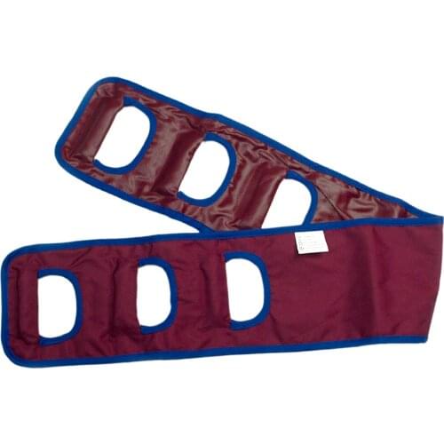 Red Transfer Board Belt Medical Lift Sling Patient Care Safety for Disabled Support Brace