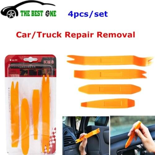 Hot 4pcs/set Auto Car Radio Door Clip Panel Trim Dash Audio Removal Installer Pry Kit Car Repair Tools Great Aftermarket Service