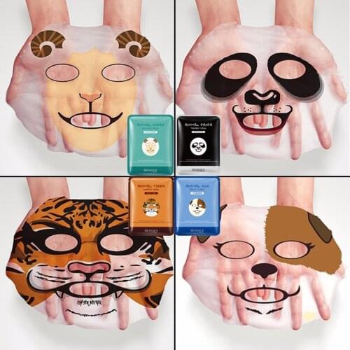 BIOAQUA Skin Care Facial Mask Plant Animal Moisturizing Oil Control Hydrating Nourishing Remover Blackhead Face Mask Wholesale