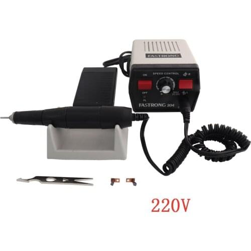 Dental Lab Micromotor Micro Motor 35000 35K RPM 204 Polishing Machine+102L Handpiece Dental Laboratory Equipment