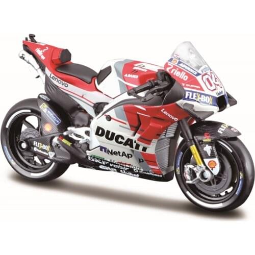 Maisto 1:18 Ducati desmosedici GP 18 #4 Andrea Dovizioso Die casting alloy motorcycle Model collection gift toy