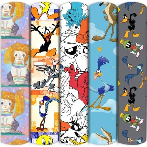 Cartoon Dog Bird Cat Polyester Cotton Material Fabric Patchwork Cloth Tissue Kid Home Textile SewingQuilting Tilda Doll,1Yc16295