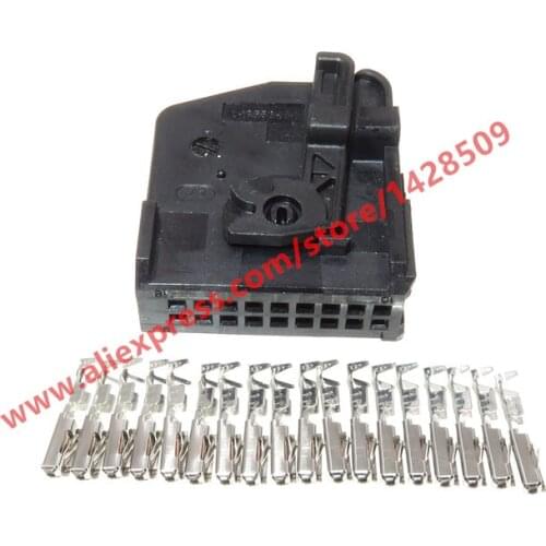 5 Sets 18 Pin Car Air Conditioning Panel Plug Auto Amplifier Wire Female Connector For VW BMW