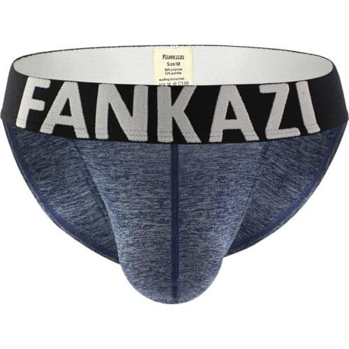 Sexy Underwear Men Warm Briefs Man High Fork Solid Color Winter Big Pouch Panties Cueca Calzoncillos