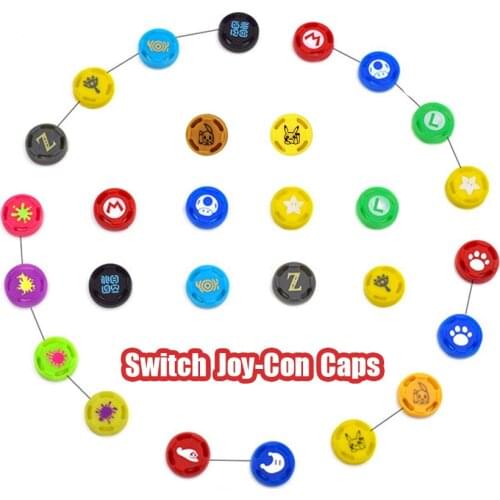 2PCS Silicone Analog ThumbStick Grips Caps for Nintend Switch NS JoyCon Controller Sticks Caps Skin for Switch Lite JoyCon Cover