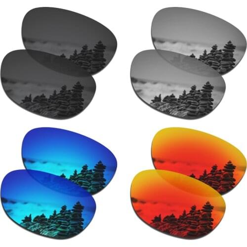 SmartVLT 4 Pairs Polarized Sunglasses Replacement Lenses for Oakley Stringer - 4 Colors