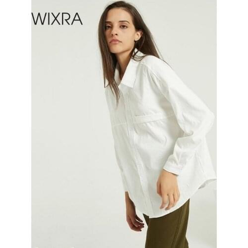 Блузки на пуговицах Wixra China At AliExpress