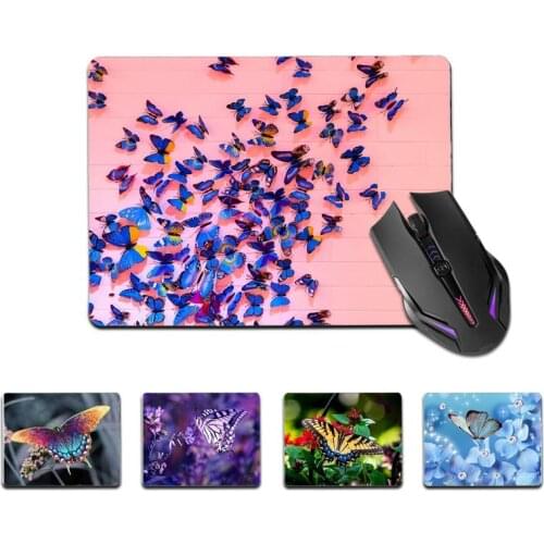 YNDFCNB Top Quality Butterfly Rubber Mouse Durable Desktop Mousepad Top Selling Wholesale Gaming Pad mouse