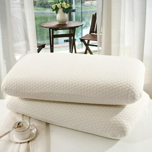 1 pc Ergonomic Design Memory Foam Pillow Reduce Cervical Pain Spine Care Health Relief Fatigue Protection Vertebrae Bed Pillows