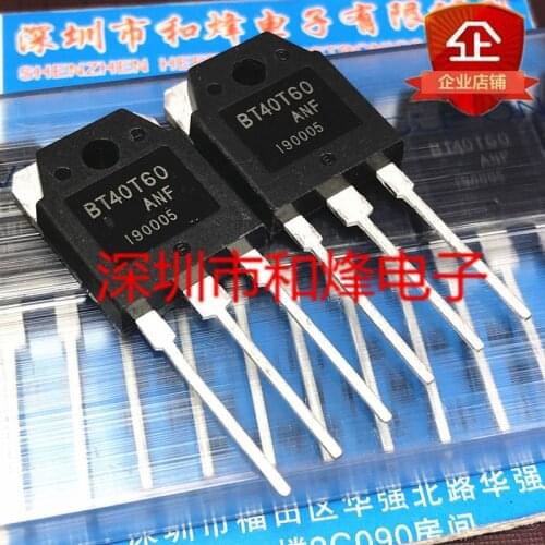 10PCS BT40T60 BT40T60ANF TO-3P 600V 40A 100% New&original