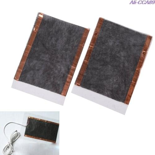 2pcs Heating Pads DIY USB Heating Heater Winter Warmer Portable Plate For Shoes Mouse Gloves Pad Outdoor