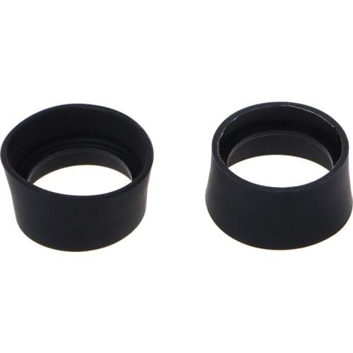2pcs Soft Rubber Eyepiece Eye Shield 29-30mm Eye Guards Cups Eyepiece Caps For Binocular Microscope