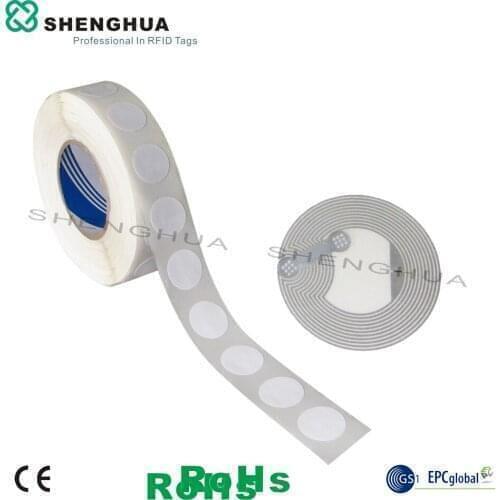 2000pcs/lot paper CMYK Customization Available cheap rfid tag price small RFID label NFC sticker for Android application