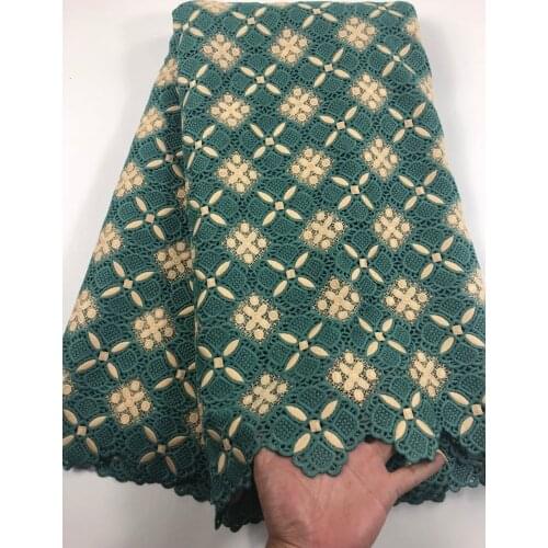 African Lace Fabric Hot Sell New Arrival African Cord Lace With Plenty Beaded High Quality Guipure Lace Fabric GDP036