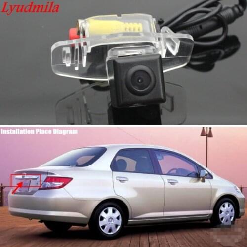 Wireless Parking Camera For Honda City / Fit Sedan 2013 2014 2015 Rear view Camera Back up Reverse Camera / HD CCD Night Vision