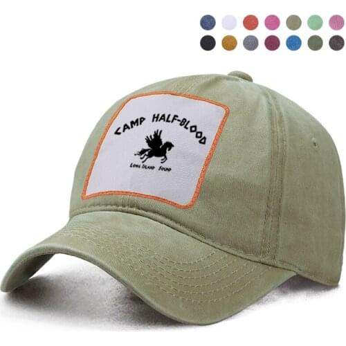 Camp Half Blood Demigods Baseball Cap Dad Trucker Snapback Solid Hat Woman Berets Ponytail Caps Boinas Casquette Gorras Hats