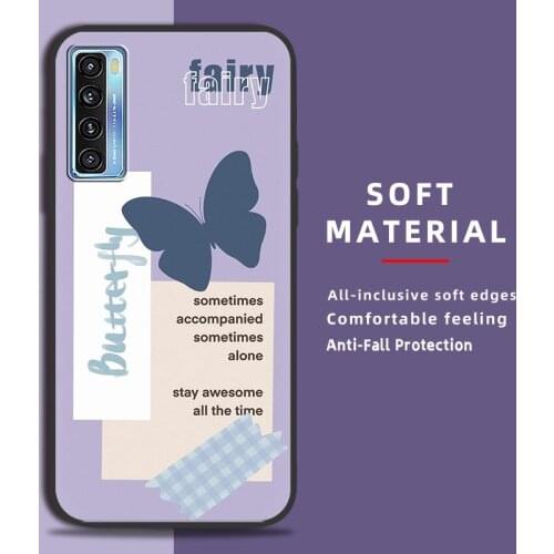 Cute Back Cover Phone Case For TCL 20S/20 5G/20L/20L+ Soft Case Silicone Cover Shockproof Soft