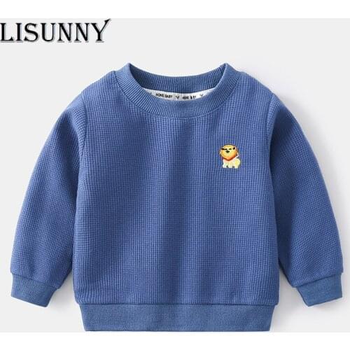Autumn Girls Hoodies Cartoon Sweatshirts for Boys Cotton Kids Pullover Long Slevees Baby Shirts Children Autumn Clothing 2-7 Y