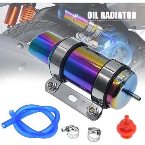 For Haomai RSZ gy6 125 1pc Electroplating Motorcycle Scooter Modification Parts Oil Cooler Radiator Moulding Parts Accessories