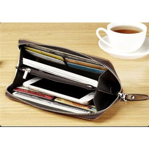 Summer Small Wallet Men Card Bag Zipper Single Hand Loose Wallet Purse PU Leather Coin Purses Card Holder