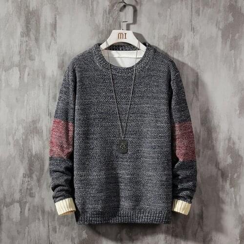 New Sweater Men Long Sleeves Autumn Winter Fashion Pullover Knitted O-Neck Plus Asian Size 5XL Ropa De Hombre Christmas Jumper
