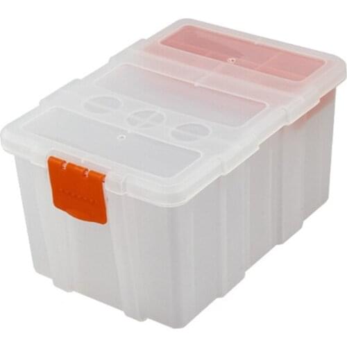 Clear Plastic Beads Storage Containers Box for Home Storage of Small Items for Travel Sewing Supplies Wires Chargers