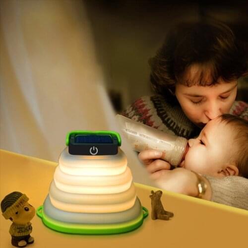 LED Solar Camping Lights Foldable Powered Waterproof Portable Lantern Tent Lights USB Lantern Mini Hanging Flashlight Tent Lamps