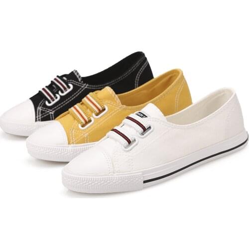 Women Casual Sneakers Girls School Walking Shoes Woman Classic Lace-up Flats Round Toe Womens Comfortable Sport Shoes 2020