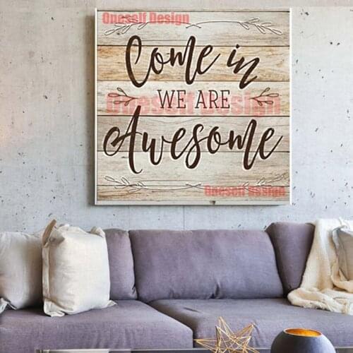 Great come my home diamond painting full square 5d diamond embroidery full love 5d diamond mosaic sale livingtoom wall sticker